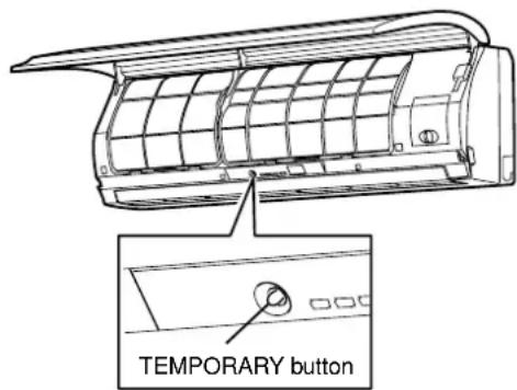 TOSHIBA RAVSM802KRTE - TEMPORARY button - 1