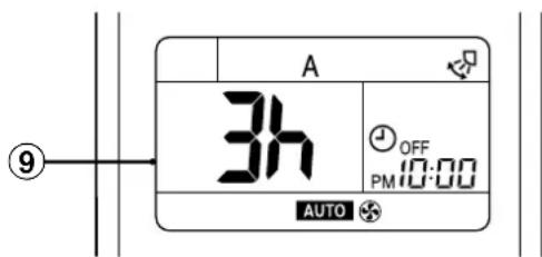 TOSHIBA RAVSM802KRTE - ⑨SLEEP TIMER-display - 2