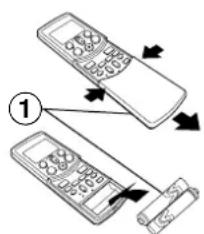TOSHIBA RAVSM802KRTE - •Sostituzione delle batterie - 1