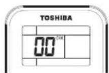 TOSHIBA RASM07 - Réglage B de la télécommande. - 1
