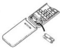 TOSHIBA RASM07 - Isætning af batterier (til trädlos betjening.) - 2