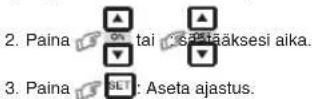 TOSHIBA RASM07 - Kellon asettaminen - 1