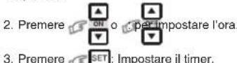 TOSHIBA RAS4M23SAVE - Impostazione orologio - 1