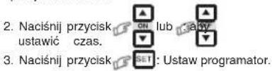 TOSHIBA RAS4M23SAVE - Ustawianie Zegara - 1
