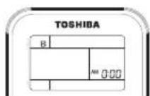TOSHIBA RAS4M23SAVE - Réglage B de la télécommande. - 2