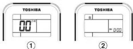 TOSHIBA RAS4M23SAVE - Installing afstandsbedlening B. - 1