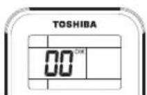 TOSHIBA RAS4M23SAVE - Réglage B de la télécommande. - 1