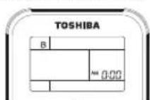 TOSHIBA RAS4M23SAVE - Fjarrkontroll B Installnng. - 2