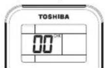 TOSHIBA RAS4M23SAVE - Impostazione di B sul telecomando. - 1