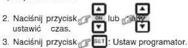 TOSHIBA RAS5M34UAVE1 - Ustawianie Zegara - 1
