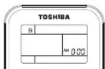 TOSHIBA RAS5M34UAVE1 - Impostazione di B sul telecomando. - 2