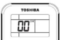 TOSHIBA RAS5M34UAVE1 - Réglage B de la télécommande. - 1