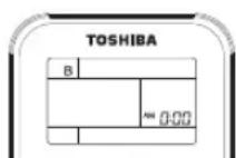 TOSHIBA RAS5M34UAVE1 - Fjarrkontroll B Installnng. - 2