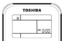 TOSHIBA RAS5M34UAVE1 - Réglage B de la télécommande. - 2