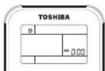 TOSHIBA RAS5M34UAVE1 - Kaukosaatmen B-asetus. - 2