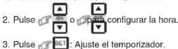 TOSHIBA RAS3M26UAVE - Configuración del reloj - 1