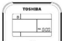 TOSHIBA RAS3M26UAVE - Fjärrkontroll B Inställning. - 2