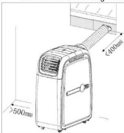 SUNTEC Klimatronic Transform 9000 - Exhaust hose installation - 1