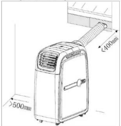SUNTEC Klimatronic Transform 9000 - Installation des Ablufschlauchs - 1