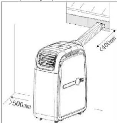 SUNTEC Klimatronic Transform 9000 - Installation du tuyau d'air vicié - 1