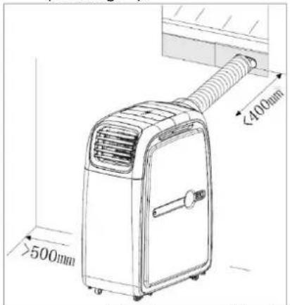 SUNTEC Klimatronic Transform 9000 - Installazione del tubo di scarico - 1