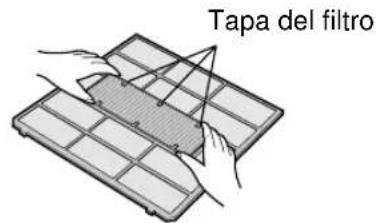 SHARP YXPM7CR - COLOCACION DEL FILTRO DE RECOGIDA DE POLVO Y DEL FILTRO DESODORANTE - 2