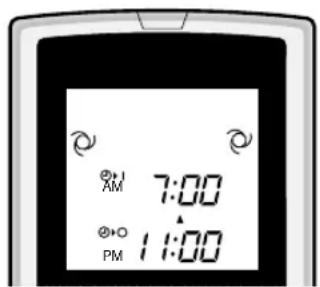 SHARP YXPM7CR - U kunt de AAN- en de UIT-timer in combinatie gebruiken. - 1
