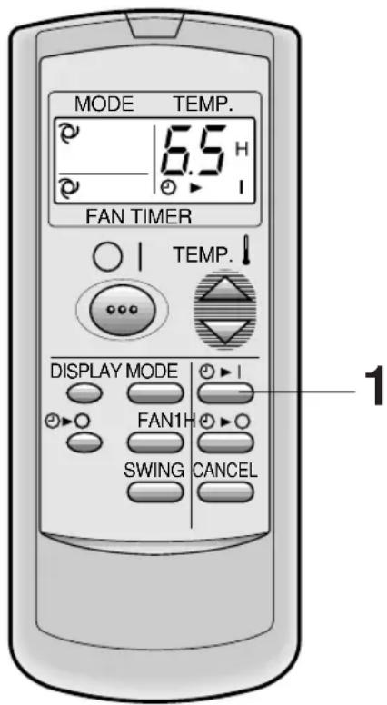 SHARP AUA09BE - ATTIVAZIONE TIMER - 1