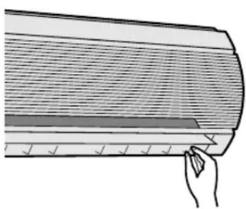 SHARP AUA18CE - DIREZIONE ORIZONTALE DEL FLUSSO D'ARIA - 1