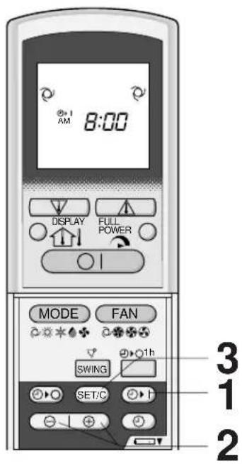 SHARP AHX10BE - ATTIVAZIONE TIMER - 1