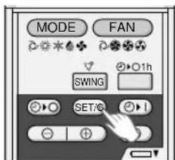 SHARP AHX10BE - PER CANCELLARE IL MODO TIMER - 1