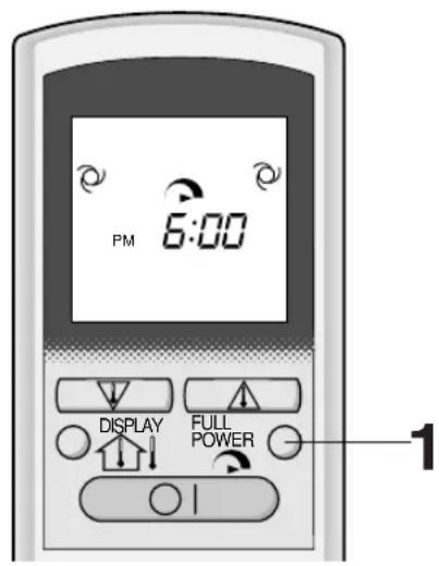 PM 6:00 DISPLAY FULL POWER ON
