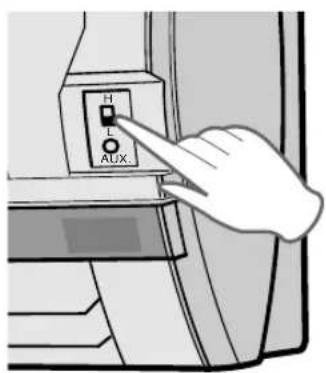 SHARP AHX10BE - SELECTEUR D'ALIMENTATION (uniquement pour les modes AY-X13BE/AH-X13BE) - 1