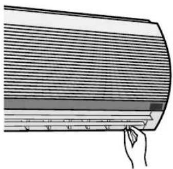 SHARP AHX10BE - DIRECTION HORIZONTALE DU DEBIT D'AIR - 1