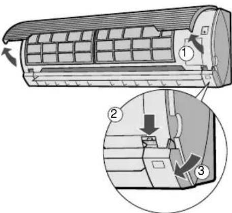 SHARP AHAP24CE - KLIMANIN IC KISMININ TEMIZLENMESI - 1