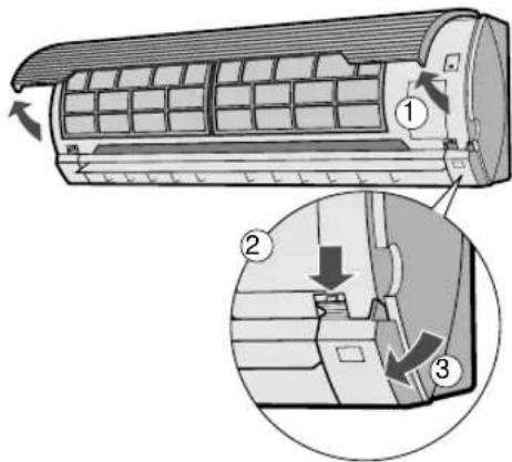 SHARP AHAP24CE - Nettoyage de l'interieur du climatiseur - 1