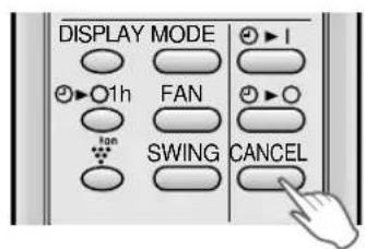 SHARP AHAP24CE - DE SCHAKELKLOK ANNULEREN - 1