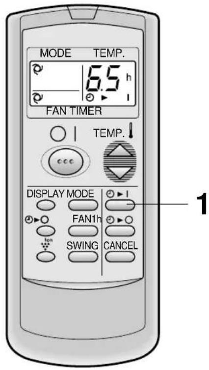 SHARP AHAP24CE - TIMER ON - 1
