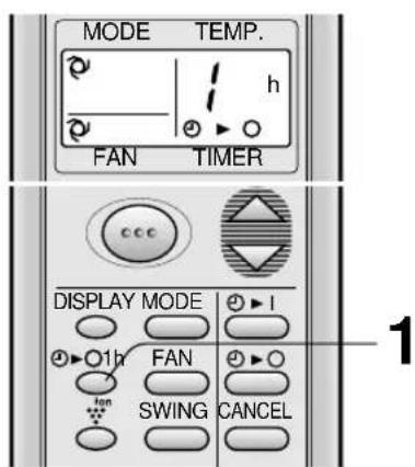 SHARP AHAP24CE - ONE-HOUR OFF TIMER - 1