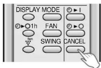 SHARP AHAP24CE - ZAMANLAYICI MODUNU IPTAL ETMEK ICIN - 1