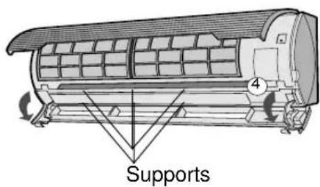SHARP AHAP24CE - Nettoyage de l'interieur du climatiseur - 2