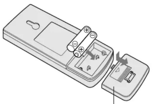 SHARP AHAP24CE - INSERIMENTO DELLE BATTERIE - 1