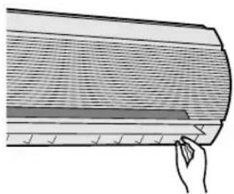 SHARP AHAP24CE - DIRECCION DE LA CORRIENTE DE AIRE HORIZONTAL - 1