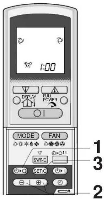 SHARP AHX13BE - DISATTIVAZIONE TIMER - 1