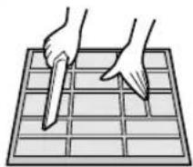 SHARP AHX13BE - REINIGUNG DER FILTER - 2