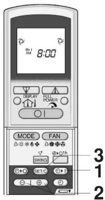 SHARP AHX13BE - ATTIVAZIONE TIMER - 1
