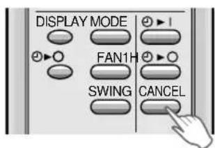 SHARP AHA09BE - TO CANCEL TIMER - 1