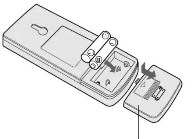 SHARP AHA09BE - FORMA DE COLOCAR LAS PILAS Use dos pilas:tamaño AAA (R03) - 1