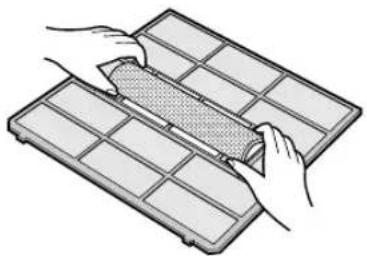 SHARP AEXM24CR - LIMPIEZA DEL FILTRO DESODORANTE (VERDE) - 1