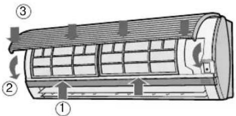 SHARP AEXM24CR - LIMPEZA DOS FILTROS - 3